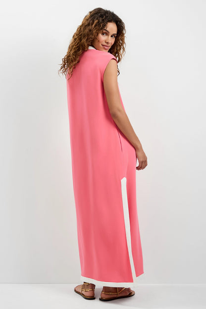 Trina Turk Nuvola Zip-Front Midi Dress