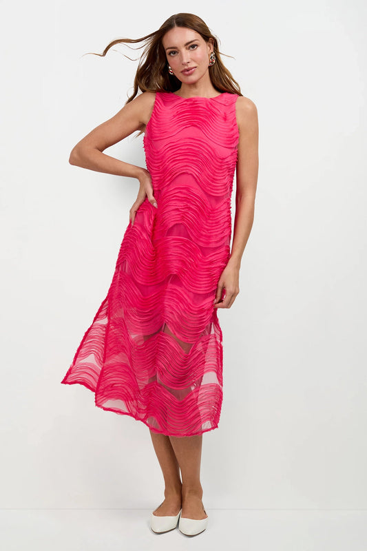 Trina Turk Belisama Organza Midi Dress