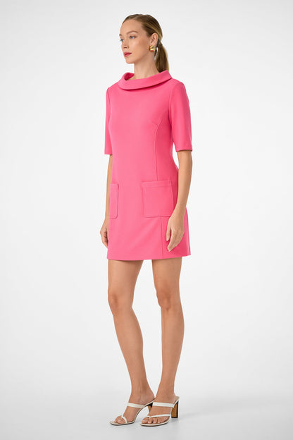 Trina Turk Maleko Short-Sleeve Shift Dress