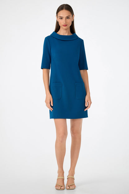 Trina Turk Maleko Short-Sleeve Shift Dress