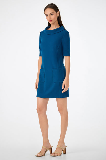 Trina Turk Maleko Short-Sleeve Shift Dress