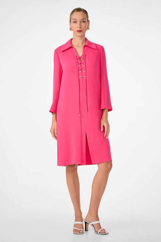 Trina Turk Janeiro Lace-Up Dress