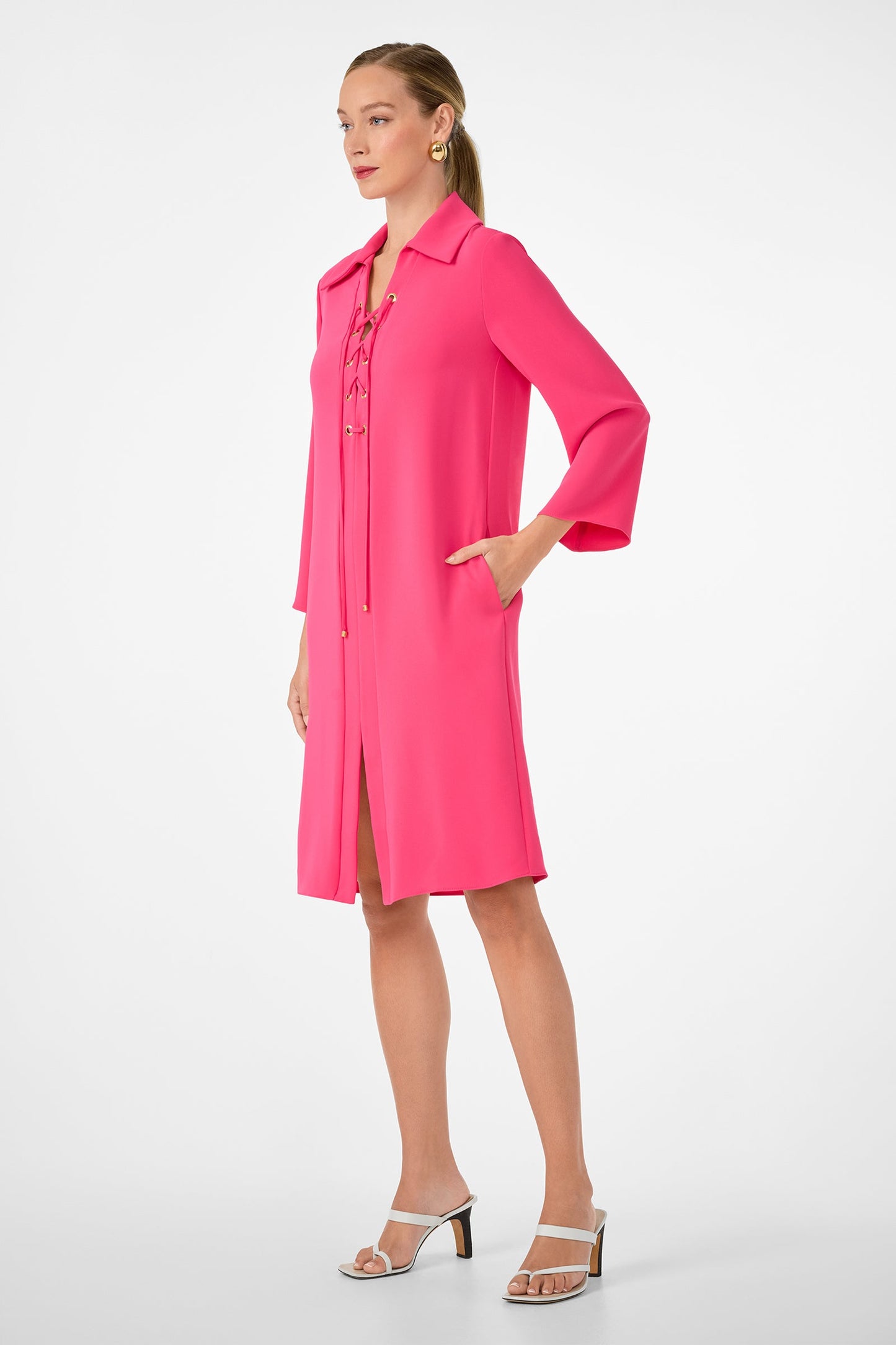 Trina Turk Janeiro Lace-Up Dress