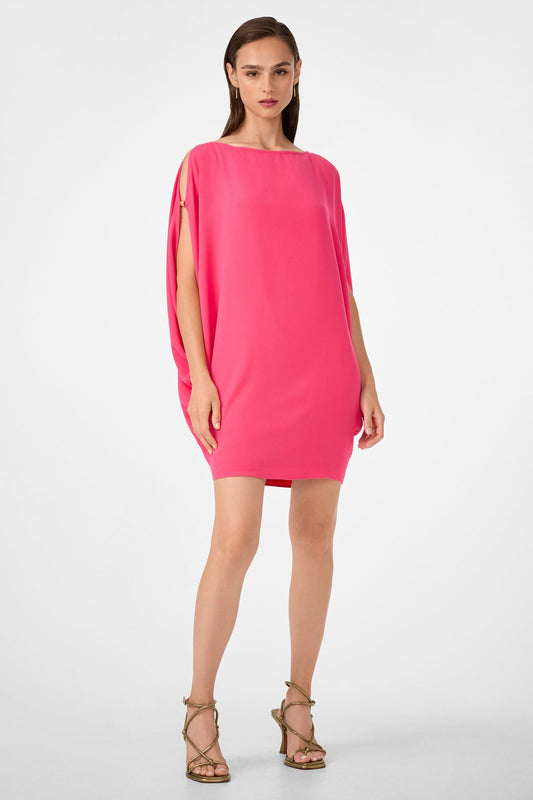 Trina Turk Razu Short Split Sleeve Mini Dress - Rosewater