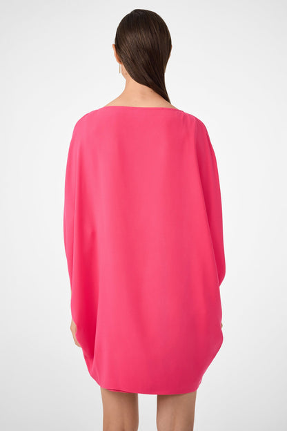 Trina Turk Razu Short Split Sleeve Mini Dress - Rosewater