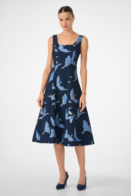 Trina Turk Valor Sleeveless Midi Dress