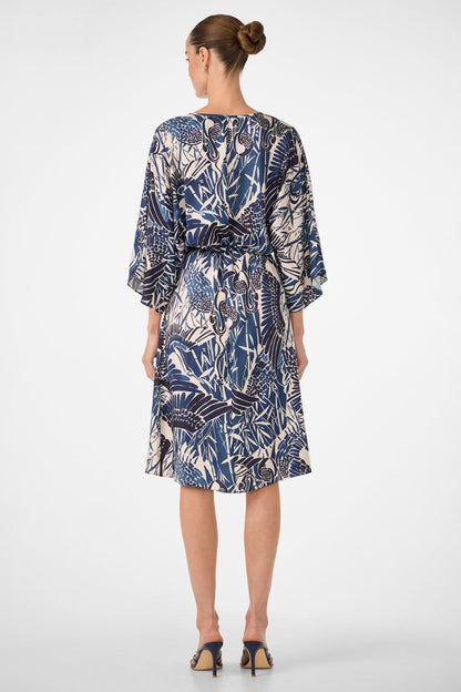 Trina Turk Topspin Short-Sleeve Midi Dress - Tsuru