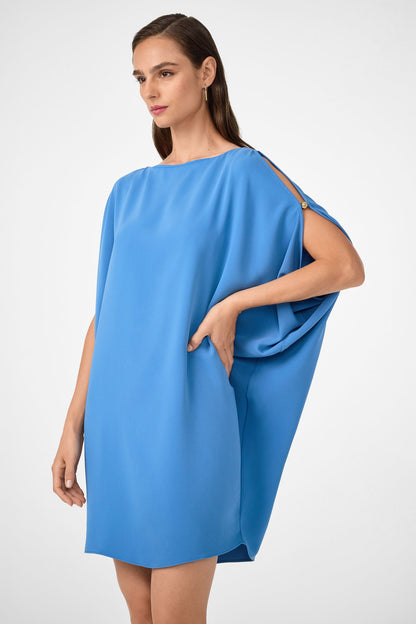 Trina Turk Razu Short Split Sleeve Mini Dress