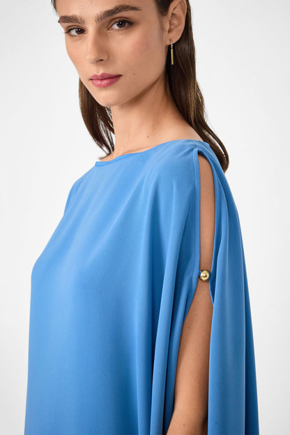 Trina Turk Razu Short Split Sleeve Mini Dress