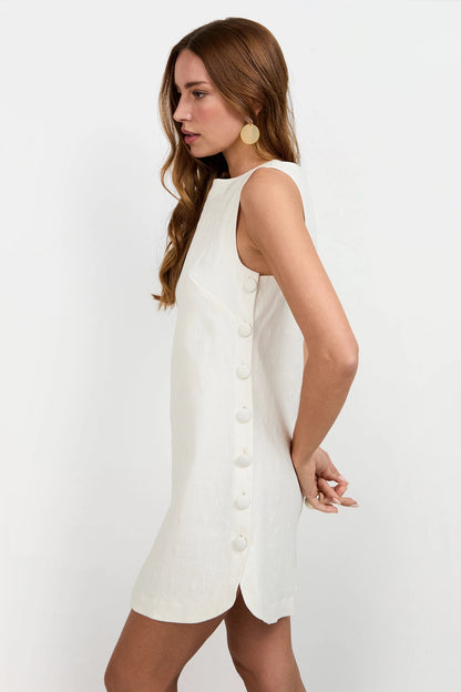 Trina Turk Atina Button Side Mini Dress