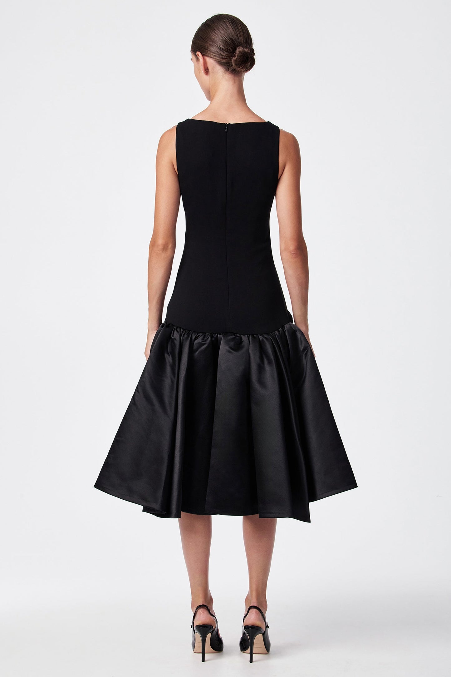 Trina Turk Sina Drop Waist Midi Dress
