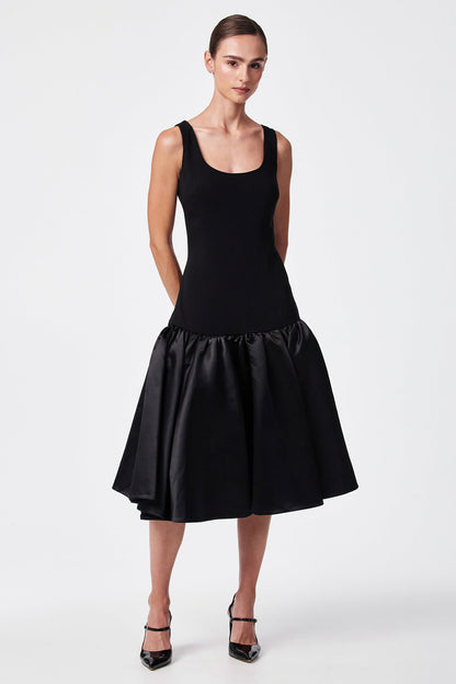 Trina Turk Sina Drop Waist Midi Dress