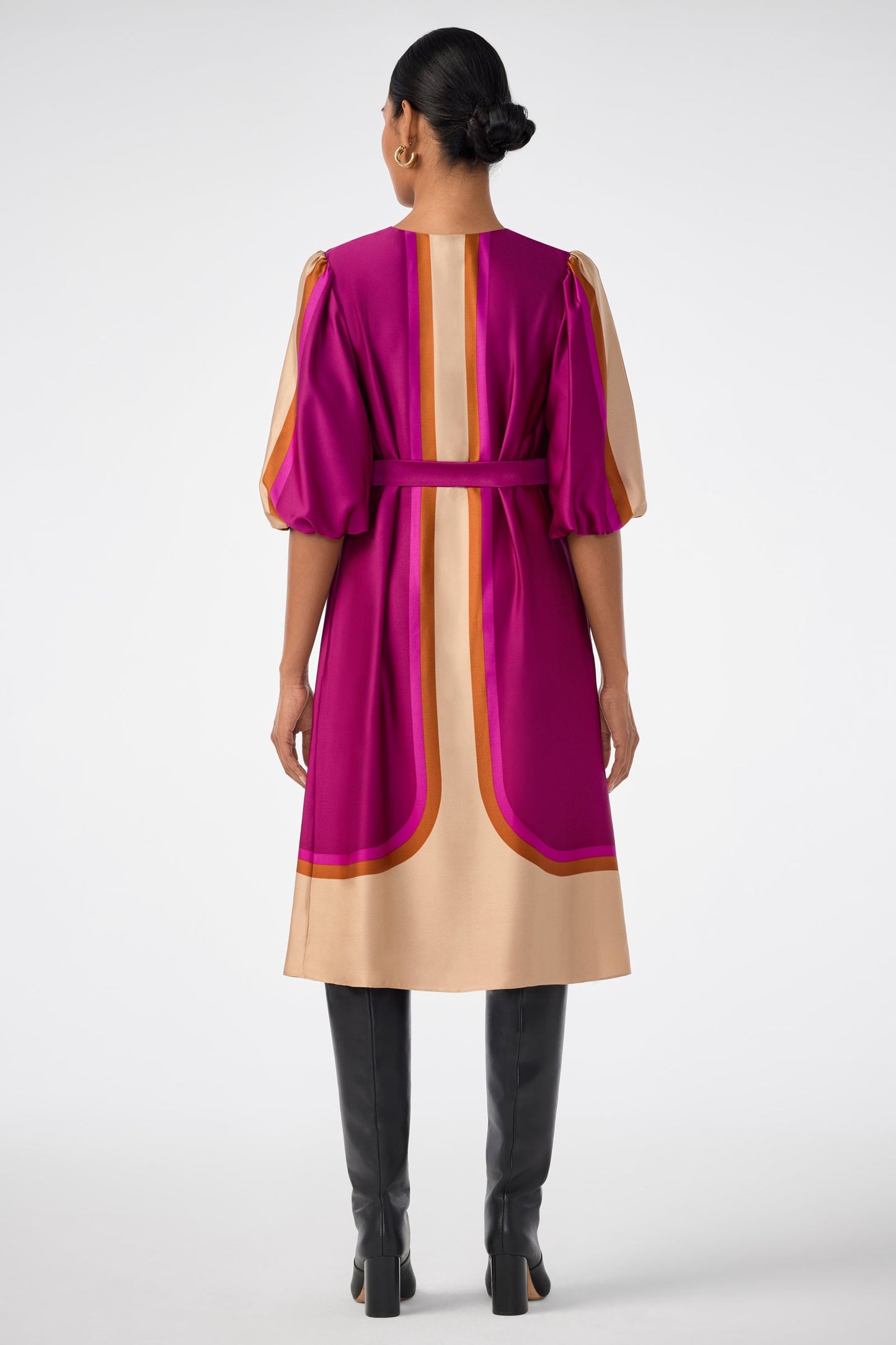 Trina Turk Linden Puff-Sleeve Dress