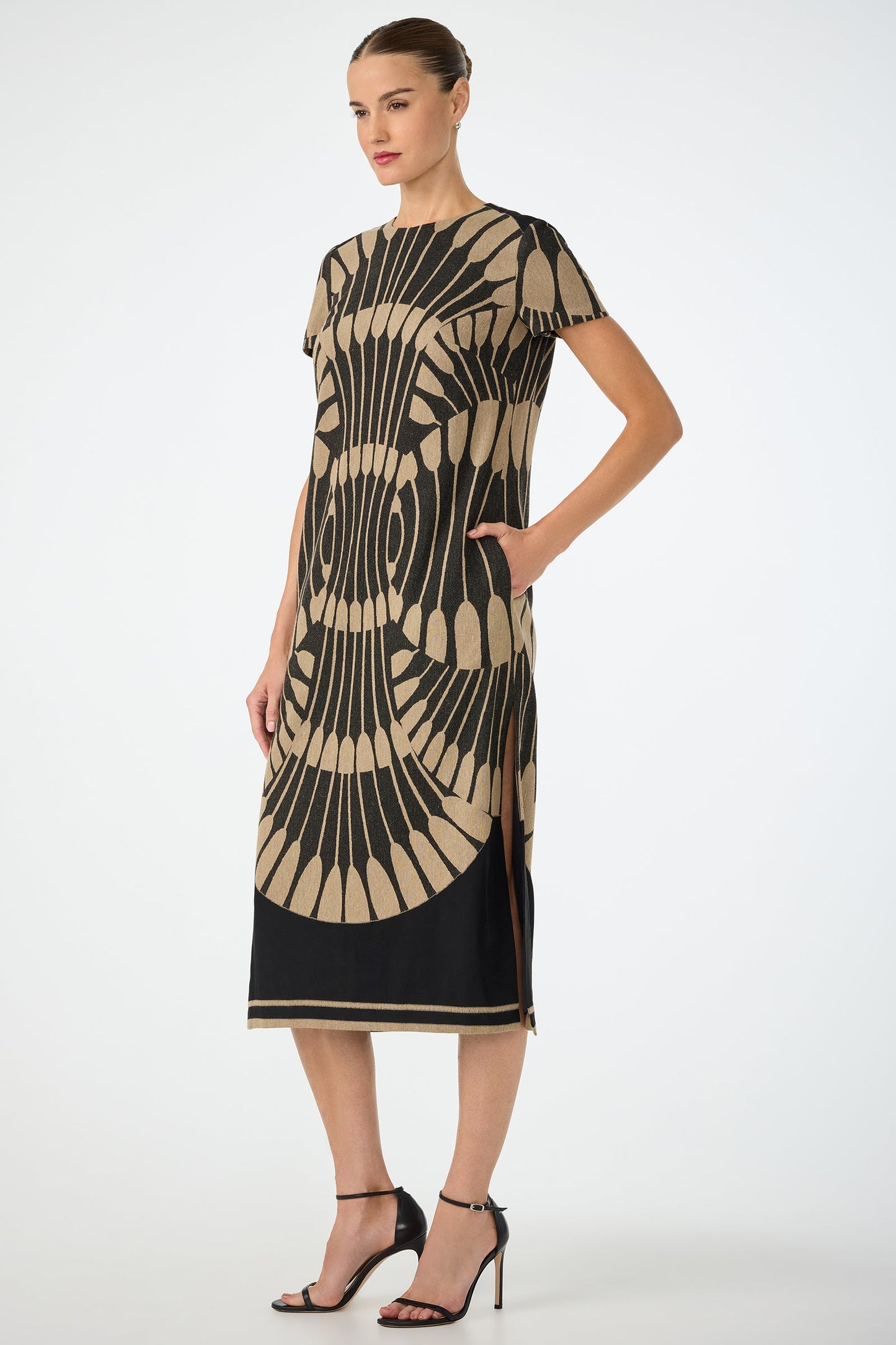 Trina Turk Sugarita Midi Dress - Juniper Fil Coupe