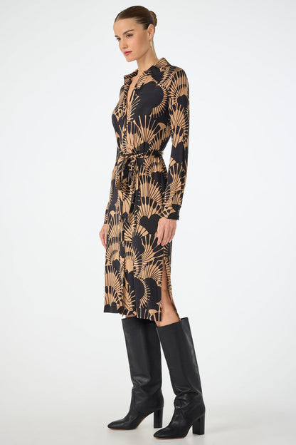 Trina Turk Radio City Wrap Dress - Juniper Jersey