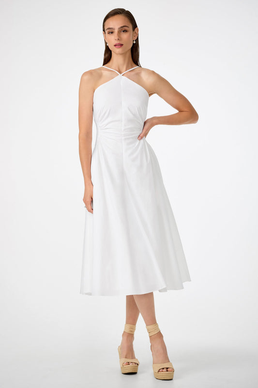 Trina Turk Kata Shirred Waist Midi Dress