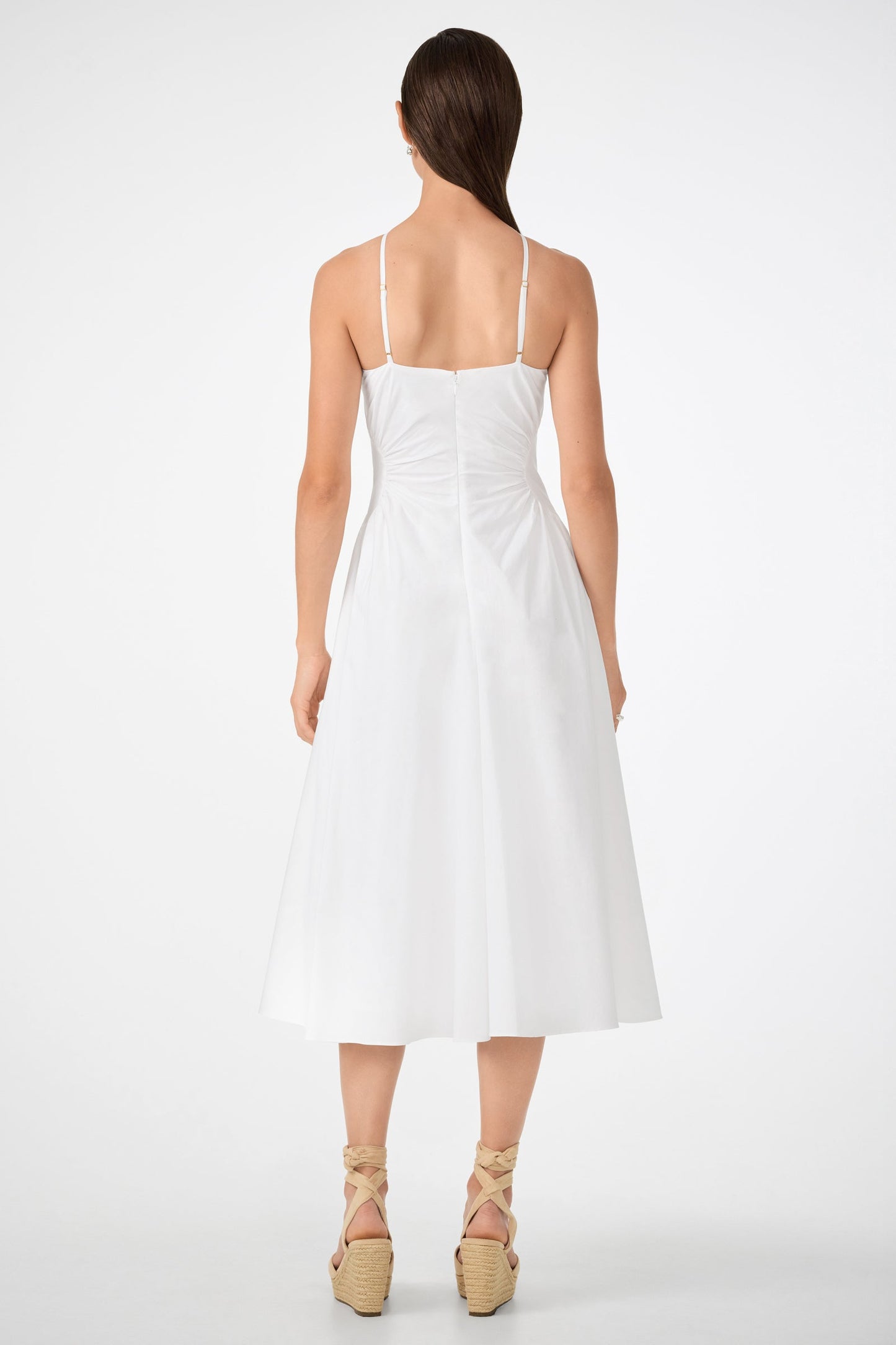 Trina Turk Kata Shirred Waist Midi Dress
