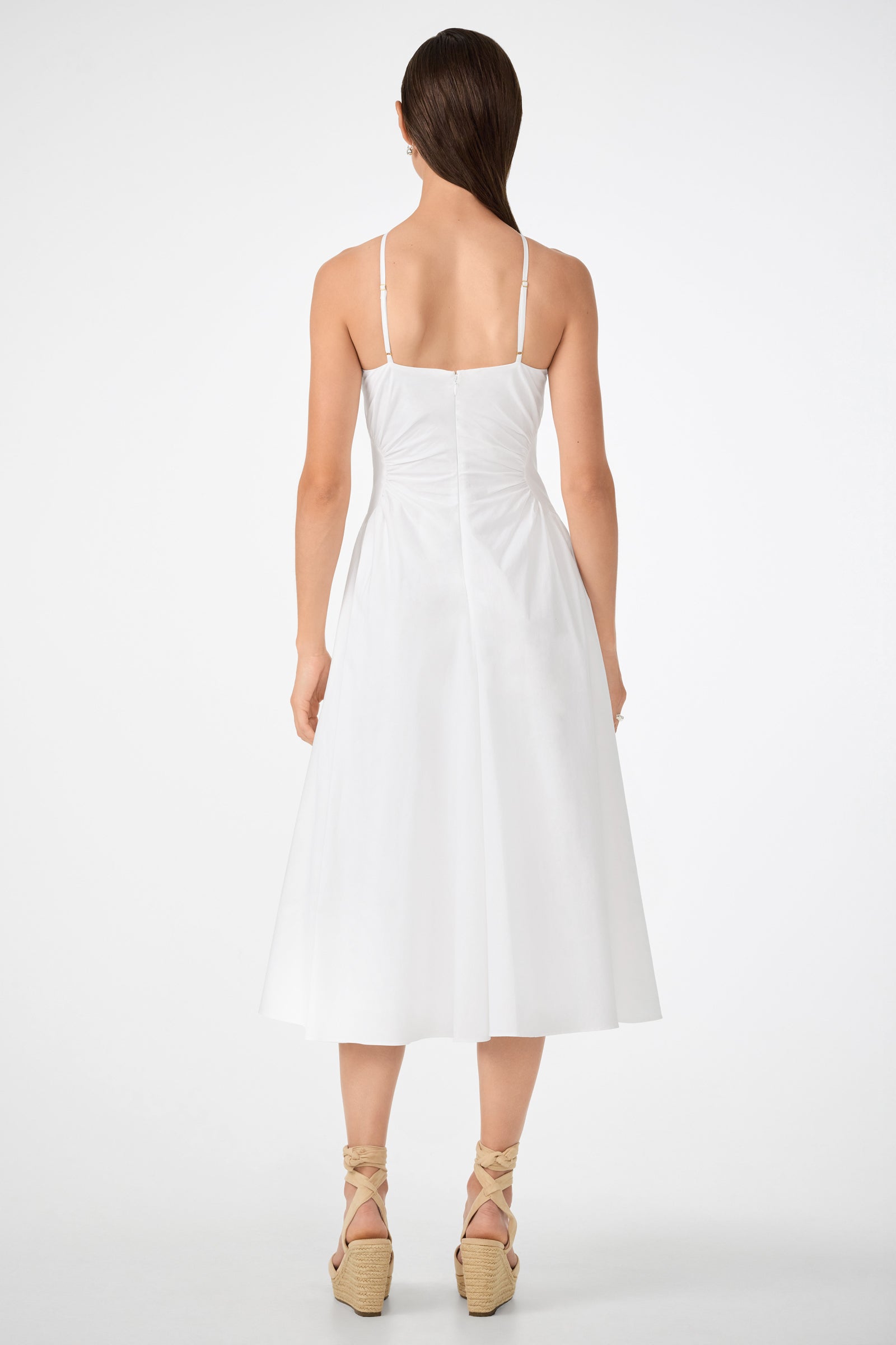 Trina Turk Kata Shirred Waist Midi Dress