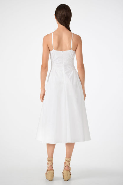 Trina Turk Kata Shirred Waist Midi Dress