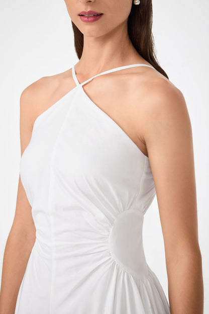 Trina Turk Kata Shirred Waist Midi Dress