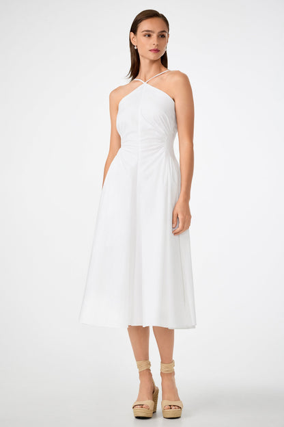 Trina Turk Kata Shirred Waist Midi Dress