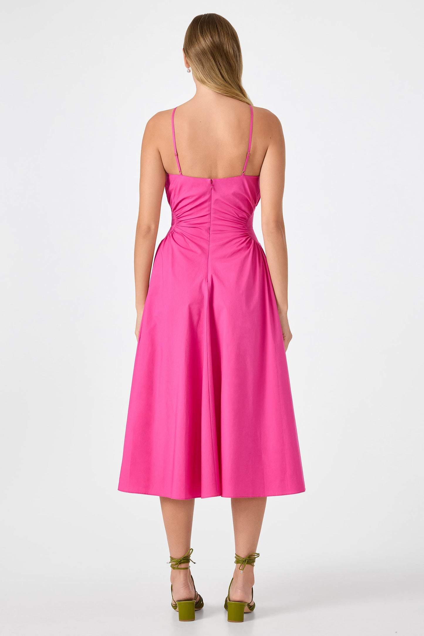 Trina Turk Kata Shirred Waist Midi Dress