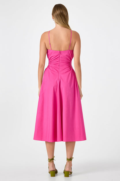 Trina Turk Kata Shirred Waist Midi Dress