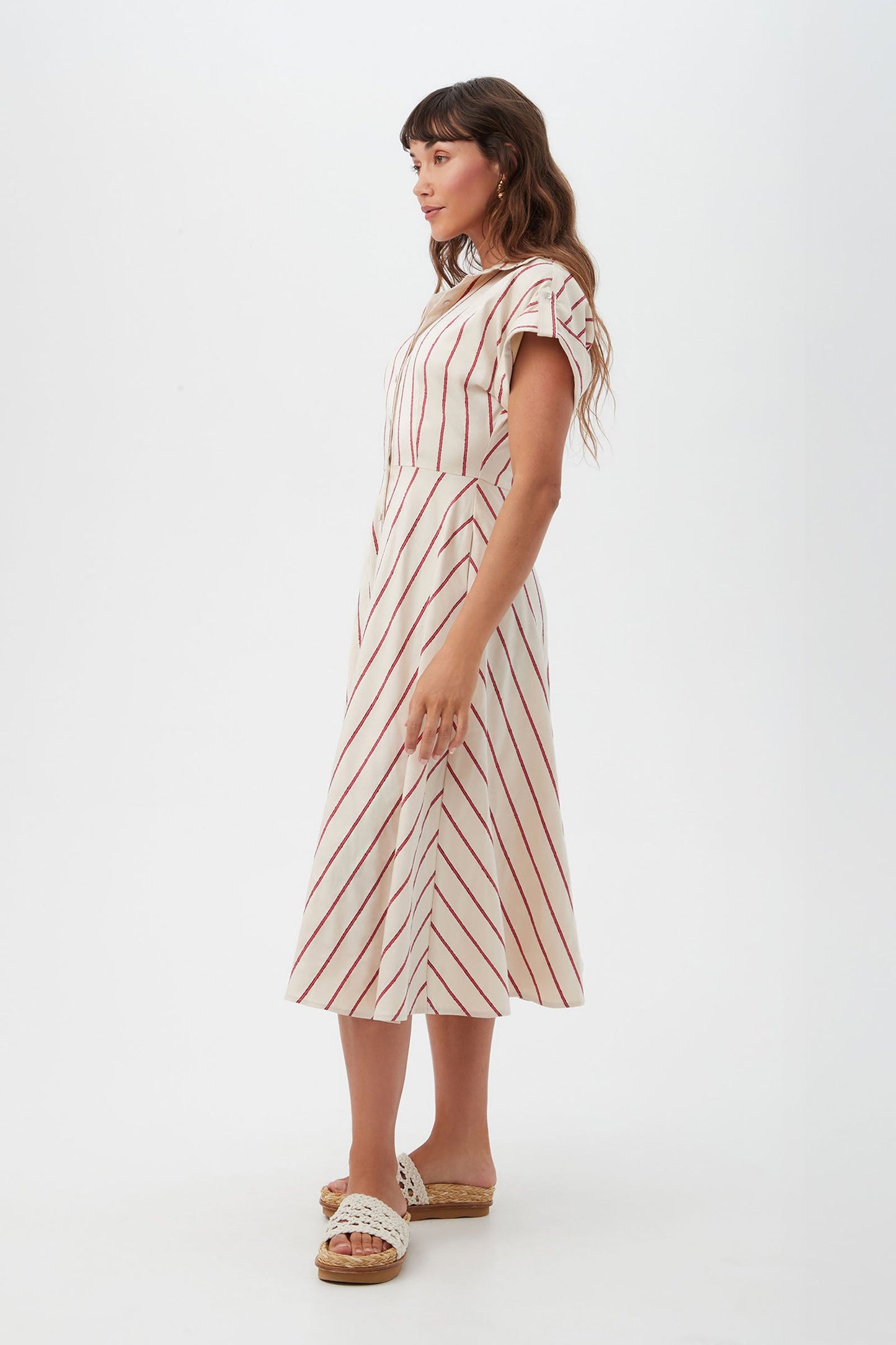 Trina Turk Lorain Midi Dress - Solaire Stripe