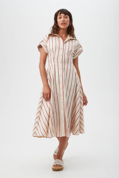 Trina Turk Lorain Midi Dress - Solaire Stripe