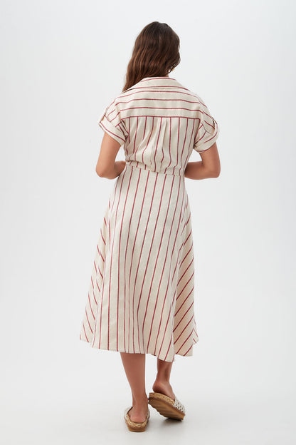 Trina Turk Lorain Midi Dress - Solaire Stripe