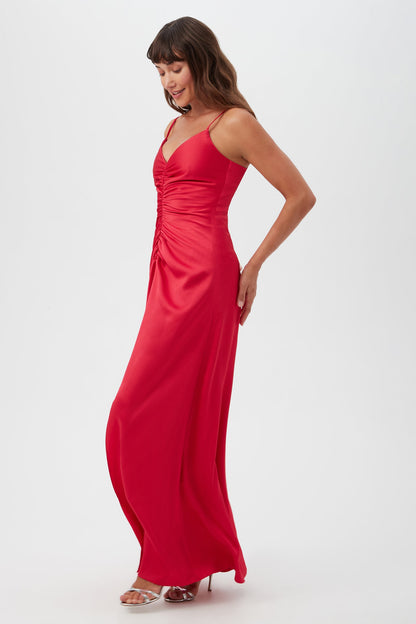 Trina Turk Tulipe Sleeveless Satin Dress