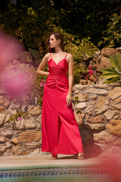 Trina Turk Tulipe Sleeveless Satin Dress