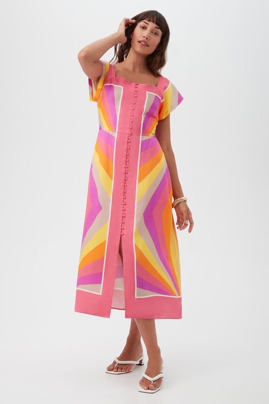 Trina Turk Après Short-Sleeve Dress
