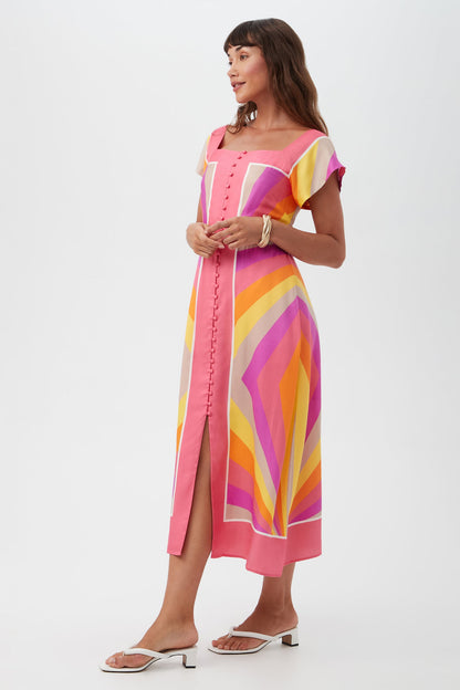 Trina Turk Après Short-Sleeve Dress
