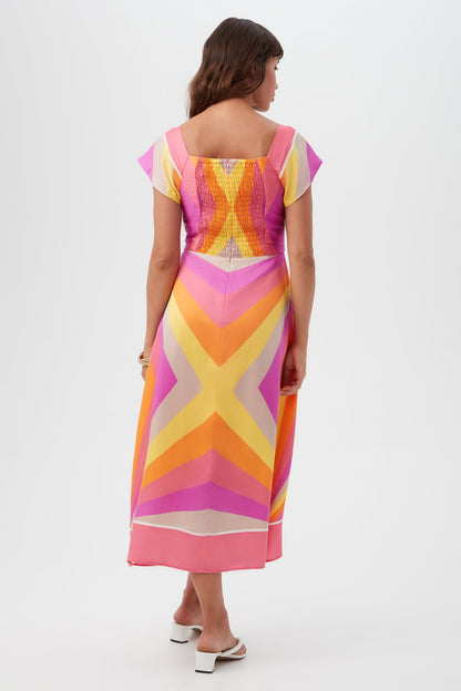 Trina Turk Après Short-Sleeve Dress