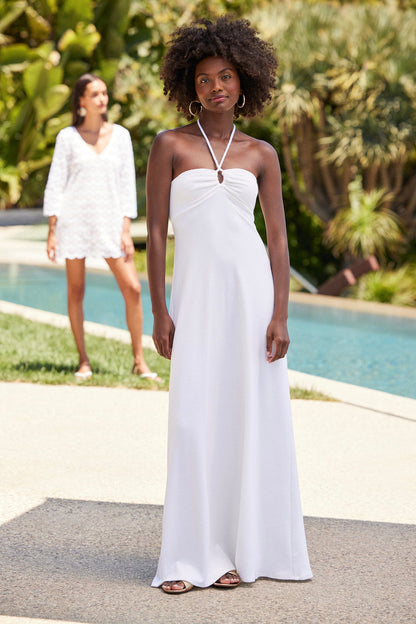 Trina Turk Palm Sleeveless Maxi Dress - Poolside Terry