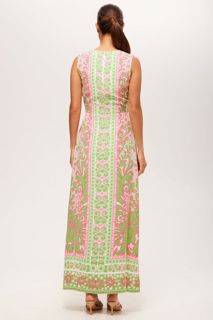 Trina Turk Novak Sleeveless Midi Dress