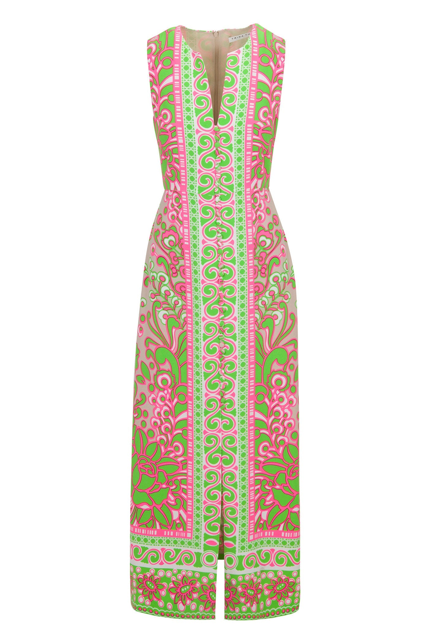 Trina Turk Novak Sleeveless Midi Dress