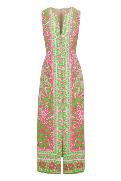 Trina Turk Novak Sleeveless Midi Dress