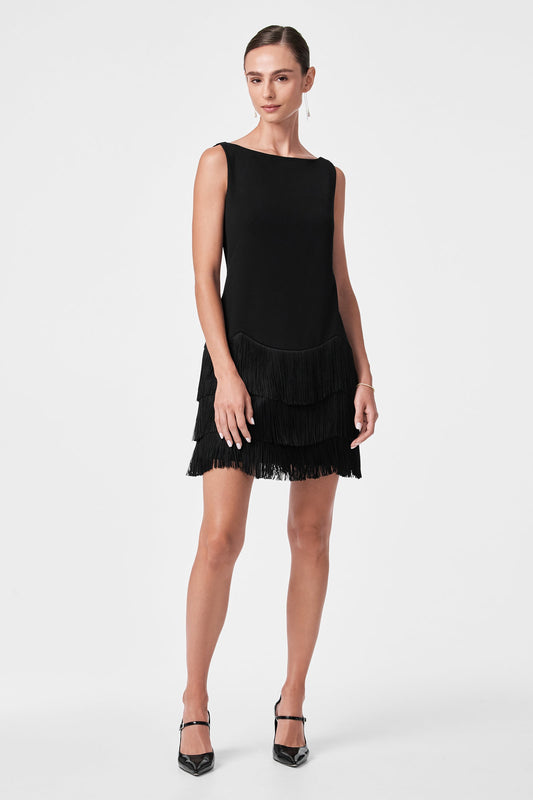 Trina Turk Palais Fringe Mini Dress