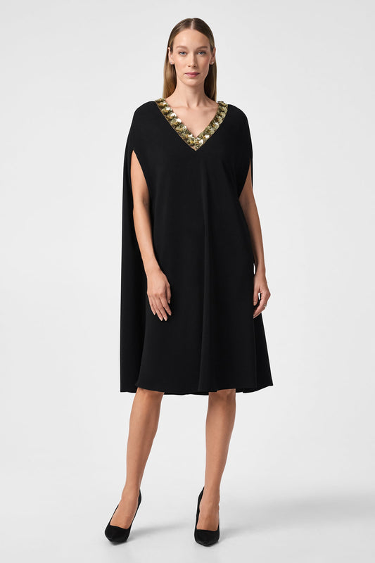 Trina Turk Masquerade 3 Cape Dress