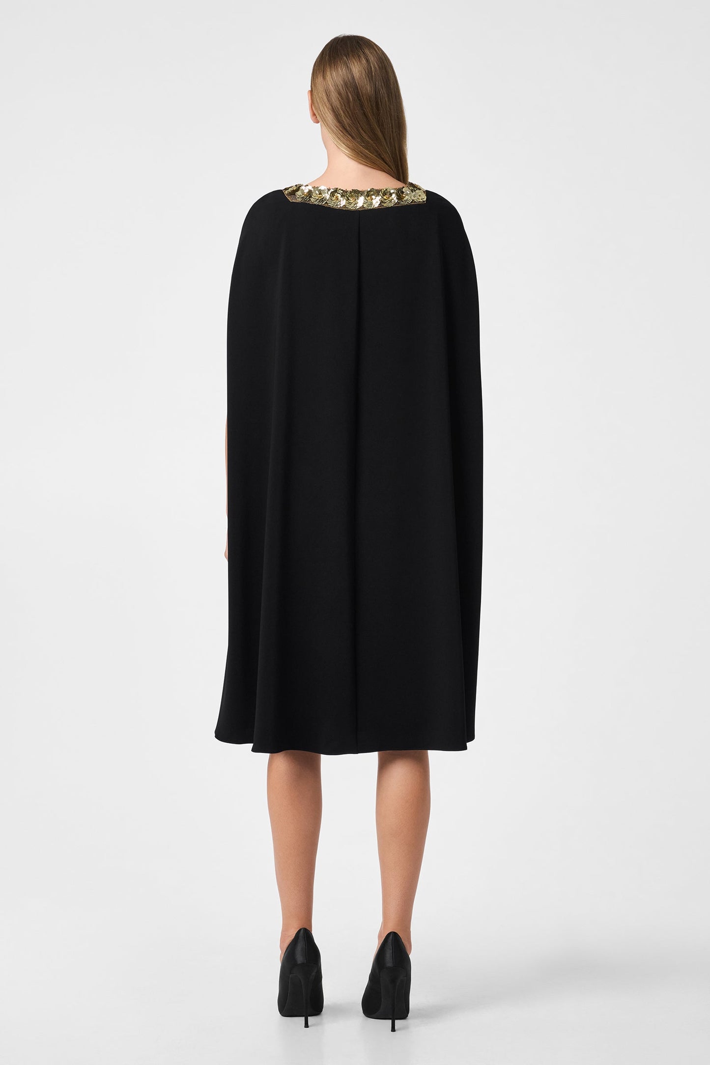 Trina Turk Masquerade 3 Cape Dress