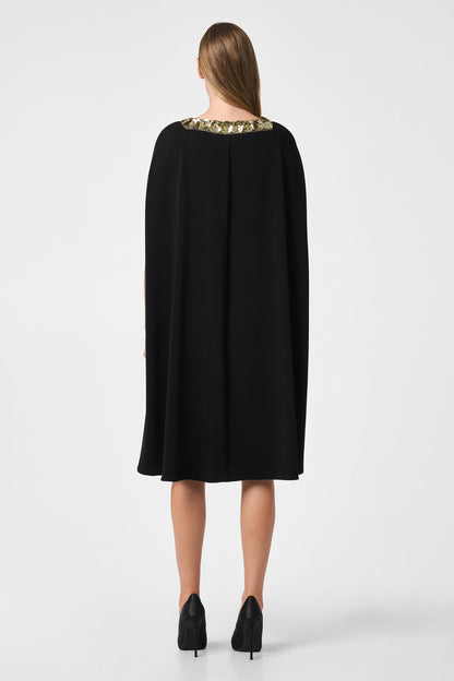 Trina Turk Masquerade 3 Cape Dress