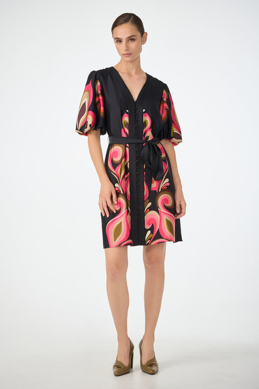 Trina Turk Certonia Puff Sleeve Dress - Sanctuary