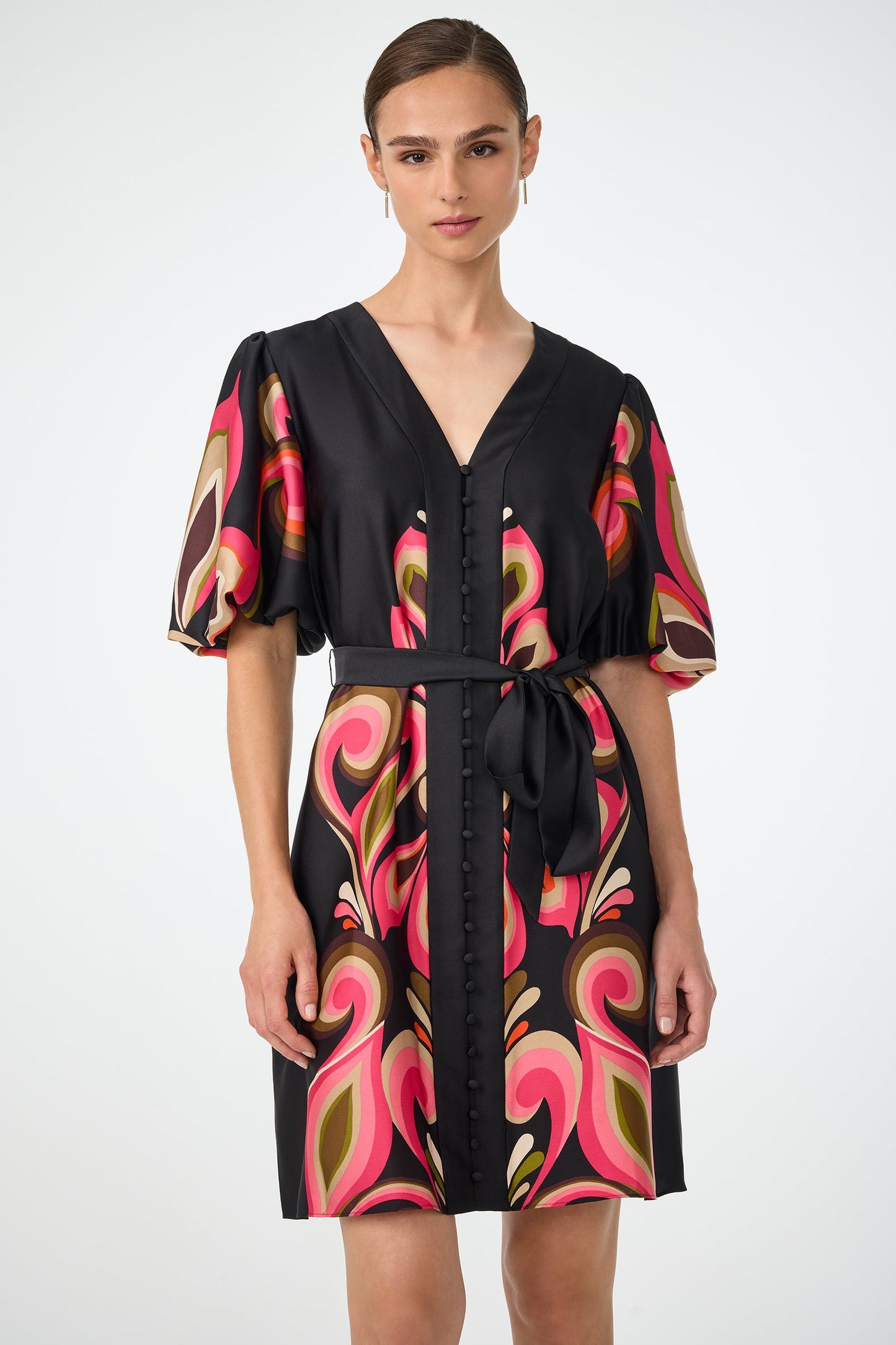 Trina Turk Certonia Puff Sleeve Dress - Sanctuary