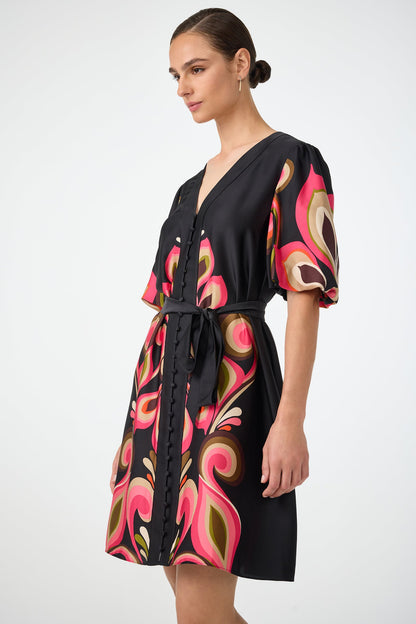 Trina Turk Certonia Puff Sleeve Dress - Sanctuary