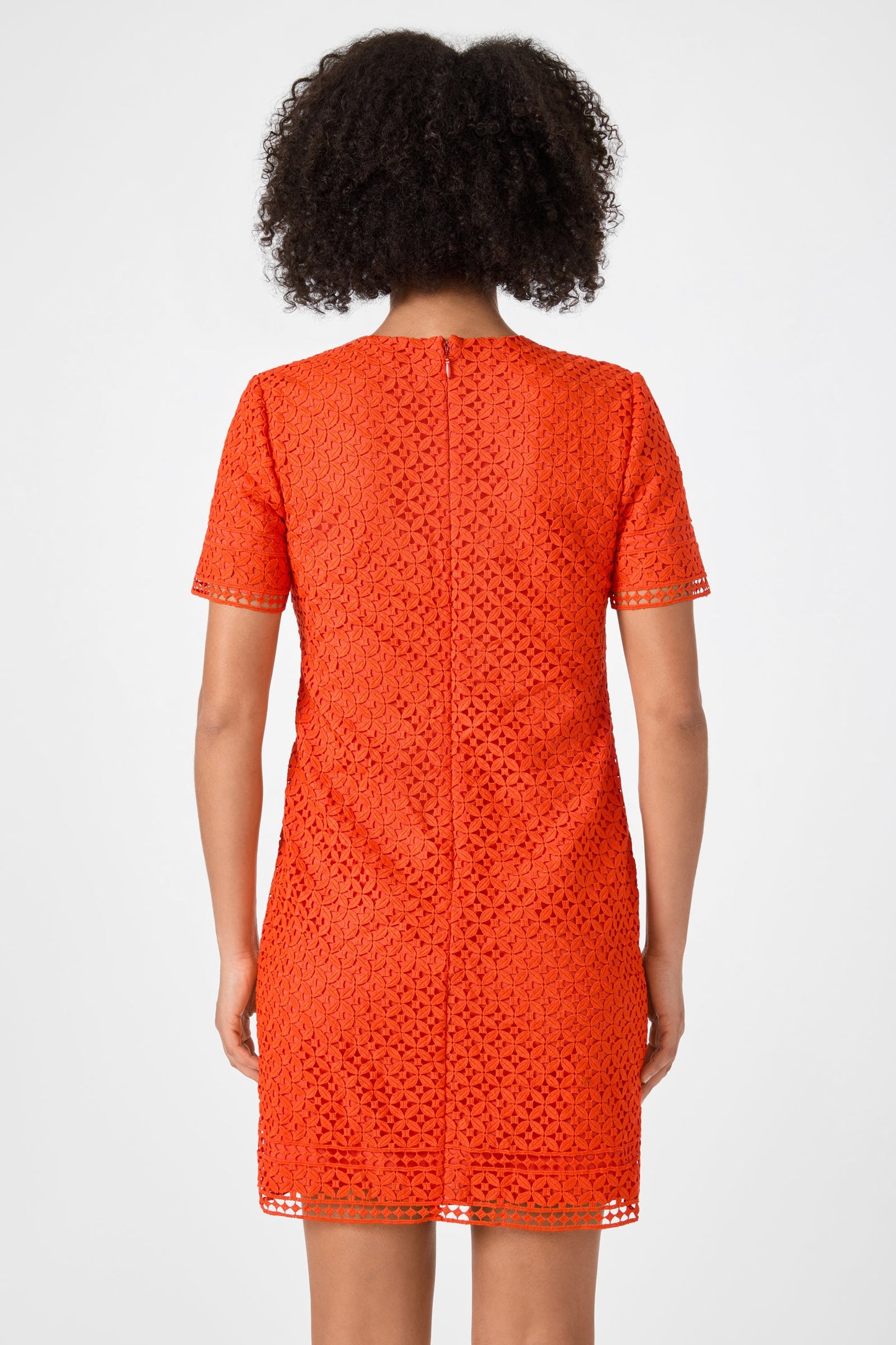 Trina Turk Kimasu Short-Sleeve Lace Mini Dress