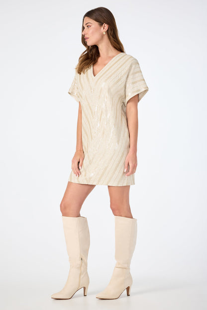 Trina Turk Elisabetta Short-Sleeve Dress