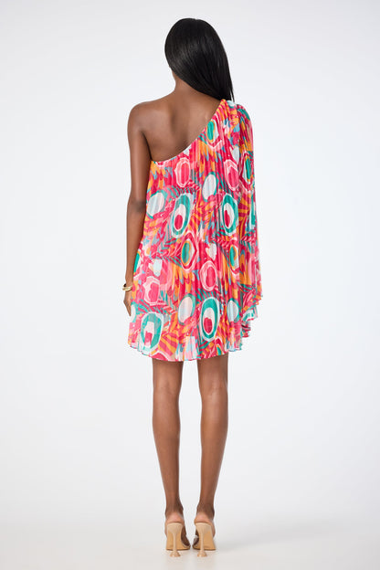 Trina Turk Narbonne One-Shoulder Mini Dress - Dramont