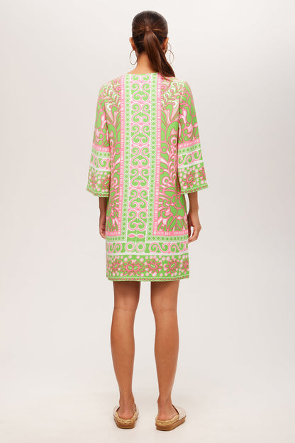 Trina Turk Botanical Zip Dress